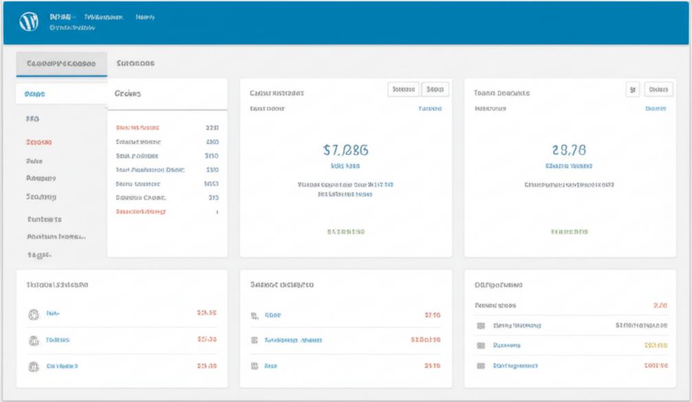 Giao diện quản trị dễ sử dụng của phần mềm bán hàng WordPress.