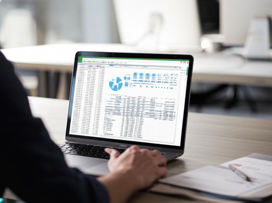 Phân tích dữ liệu Excel trên máy tính