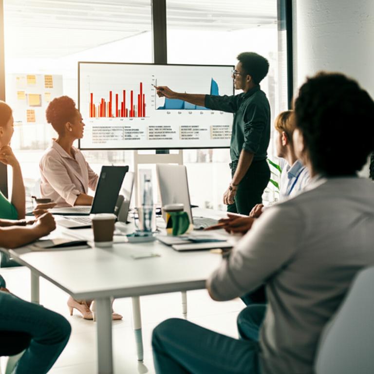 Nhóm chuyên gia hợp tác, phát triển ý tưởng trong văn phòng hiện đại.