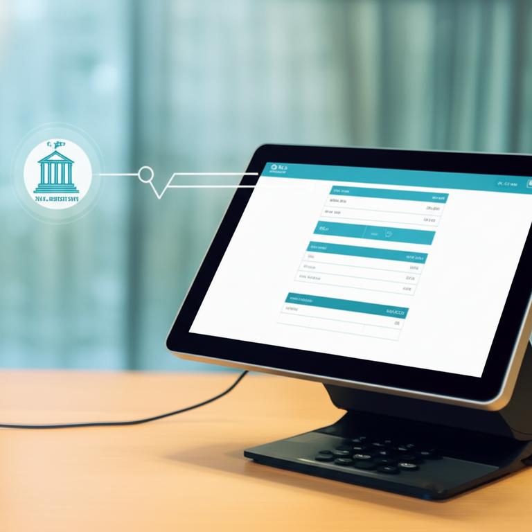 Máy POS hiện đại kết nối trực tiếp với cơ quan thuế, thể hiện sự tuân thủ và hiệu quả.