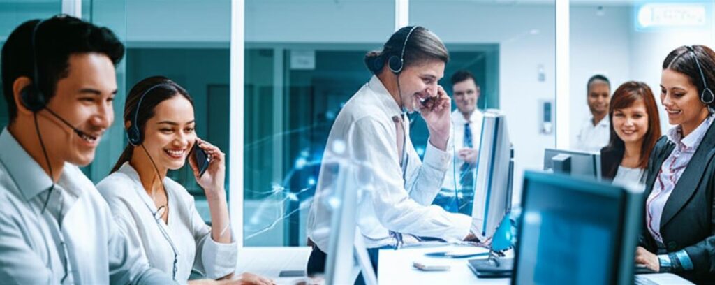 Phần mềm bán hàng offline 4 Đội ngũ chăm sóc khách hàng tương tác chuyên nghiệp qua nhiều kênh.
