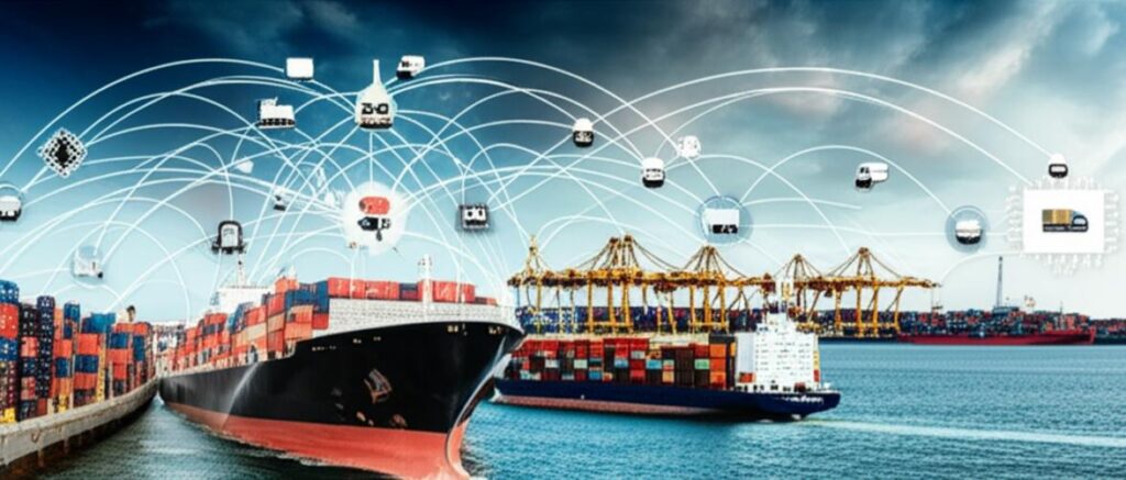 Mạng Lưới Chuỗi Cung Ứng Thông Minh: Chìa Khóa Vận Hành Tối Ưu và Lợi Thế Cạnh Tranh 7 Minh họa mạng lưới chuỗi cung ứng thông minh toàn cầu, kết nối và tối ưu hóa bằng công nghệ.