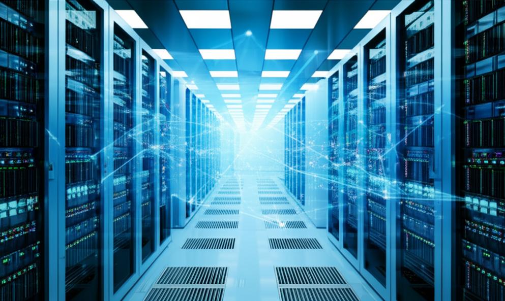 Phần cứng học máy hiện đại trong trung tâm dữ liệu.