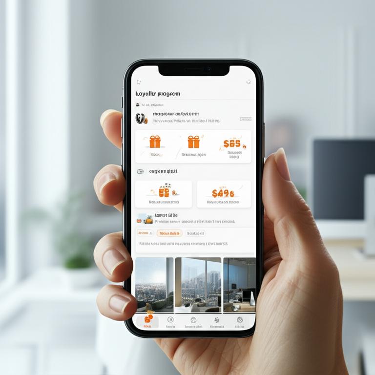 Bí quyết giữ chân khách hàng trung thành bằng App Tích Điểm: Nâng tầm trải nghiệm và tăng doanh thu 5 Giao diện ứng dụng di động với chương trình tích điểm và phần thưởng hấp dẫn.