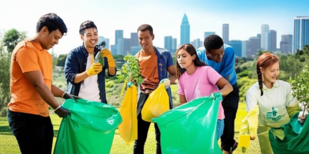 Cộng đồng cùng nhau giảm thiểu chất thải, hướng tới tương lai xanh.