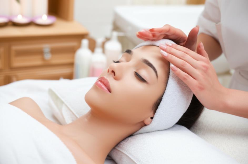 Không gian spa sang trọng, chuyên nghiệp với các liệu trình làm đẹp đa dạng, mang lại cảm giác thư thái và vẻ đẹp toàn diện.