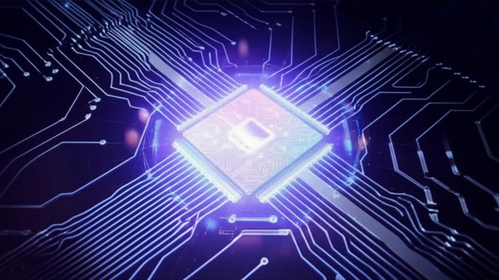 Hình ảnh trừu tượng, tương lai, minh họa memristor và khả năng ghi nhớ của nó.