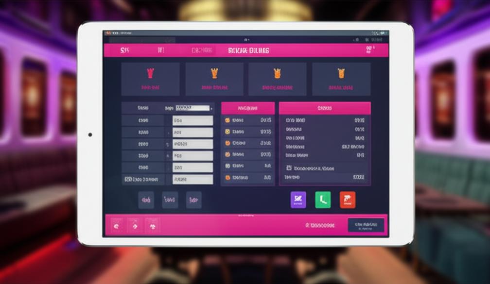 Phần Mềm Tính Tiền Karaoke Offline: Giải Pháp Toàn Diện Cho Quán Hát Không Cần Mạng 7 Giao diện phần mềm tính tiền karaoke offline Ebiz trên máy tính bảng.