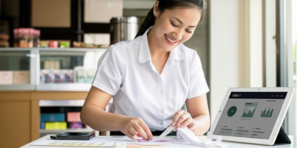 Hướng Dẫn Toàn Diện Về Nộp Thuế Hộ Kinh Doanh: Quy Trình, Quy Định Mới Nhất 3 Chủ hộ kinh doanh quản lý thuế với phần mềm Ebiz.