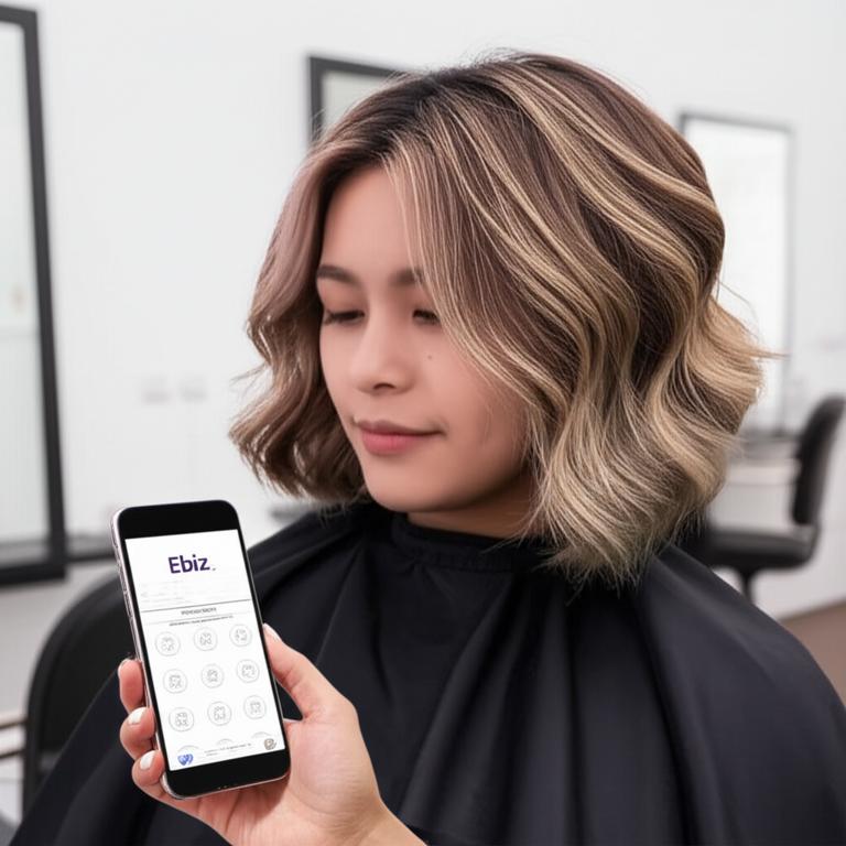 Phụ nữ với mái tóc uốn đa dạng, đẹp và giá cả phải chăng, cùng với gợi ý về phần mềm quản lý salon Ebiz.